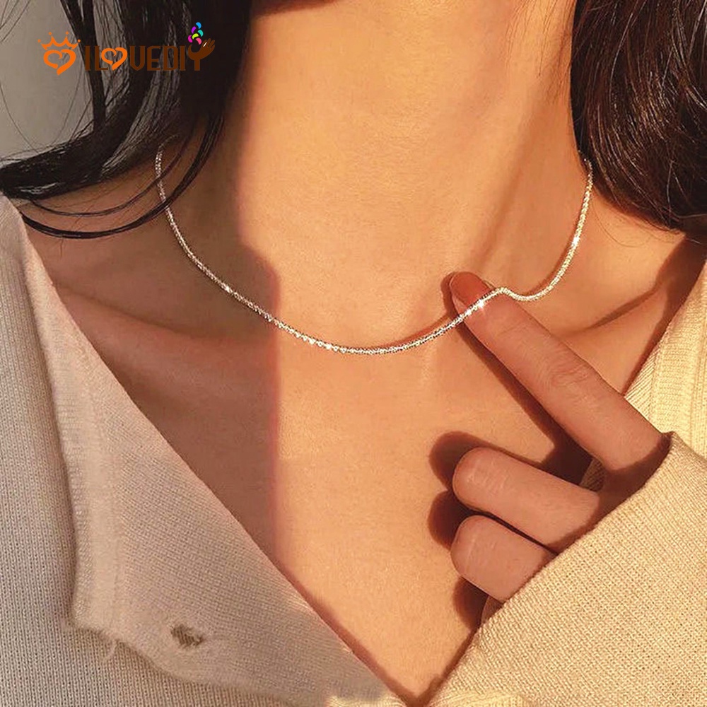 Vòng cổ / Vòng Đeo Tay Lấp Lánh Phong Cách Hàn Quốc Thời Trang Cho Nữ