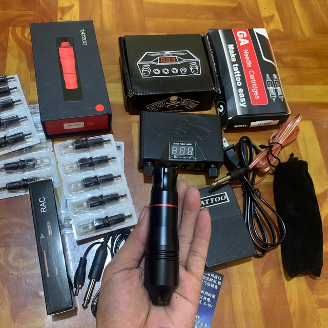 Combo bộ máy pen phun xăm thẩm mỹ xăm nghệ thuật
