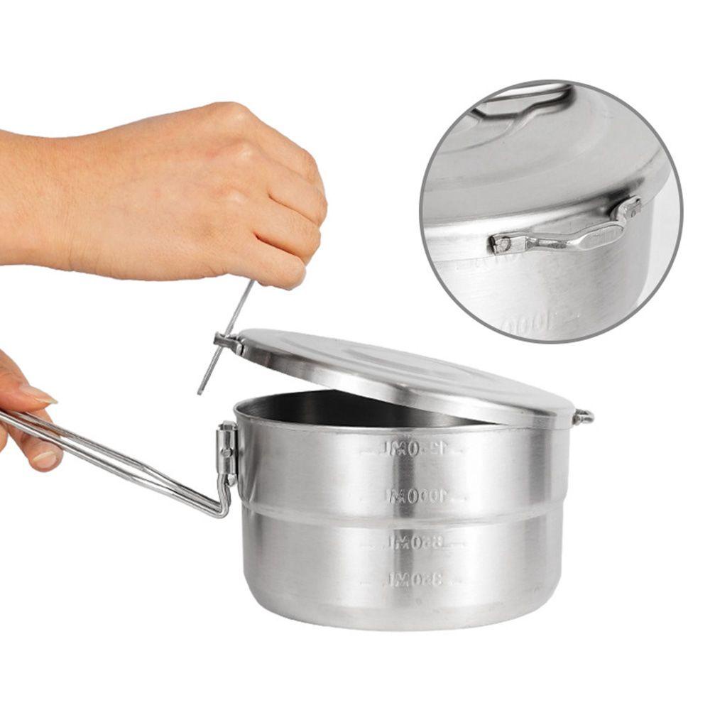 Nồi Nấu Ăn Ngoài Trời Bằng Thép Không Gỉ Chống Bỏng