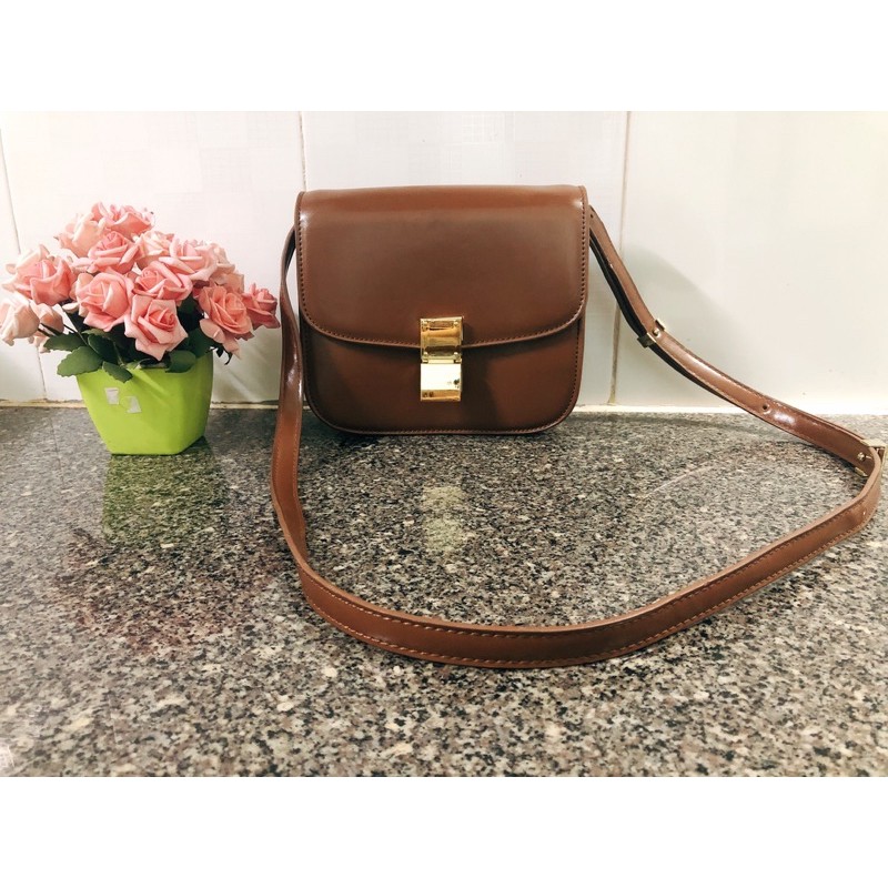 [Si hiệu] Túi da thật dáng Celine