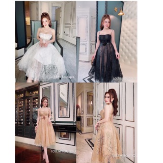 Đầm ren dự tiệc kèm ảnh thật