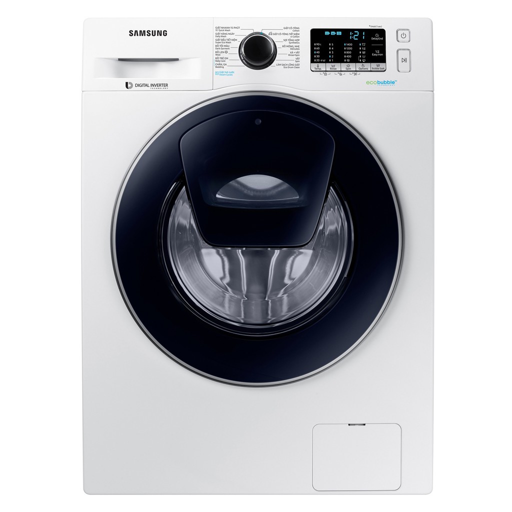 Máy giặt 9 Kg Samsung Addwash WW90K54E0UW/SV hơi nước