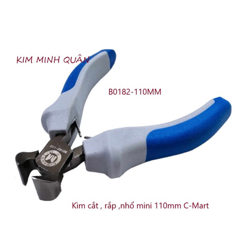 Kìm Cắt , Rắp , Nhổ .. Mini Miệng Bằng 110mm B0182-110 C-Mart