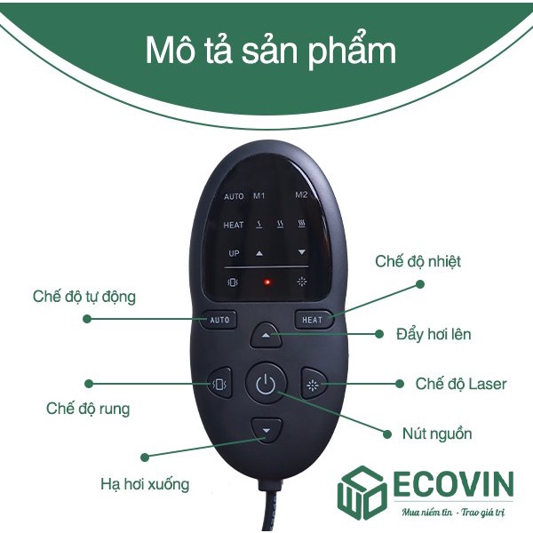 Máy Massage Lưng, Máy Massage Thắt Lưng Hồng Ngoại, Giảm Đau Mỏi Thắt Lưng, Thoát Vị Đĩa Đệm Hàng Cao Cấp HM-L27