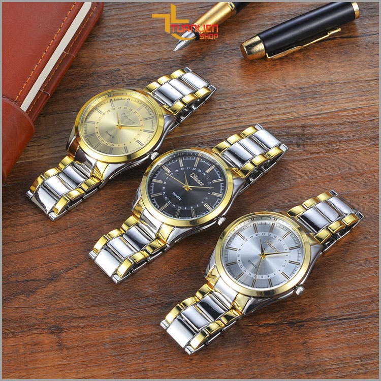 Đồng Hồ Nam CHANCE Dây Thép Đúc Đặc, Phong Cách Doanh Nhân F99