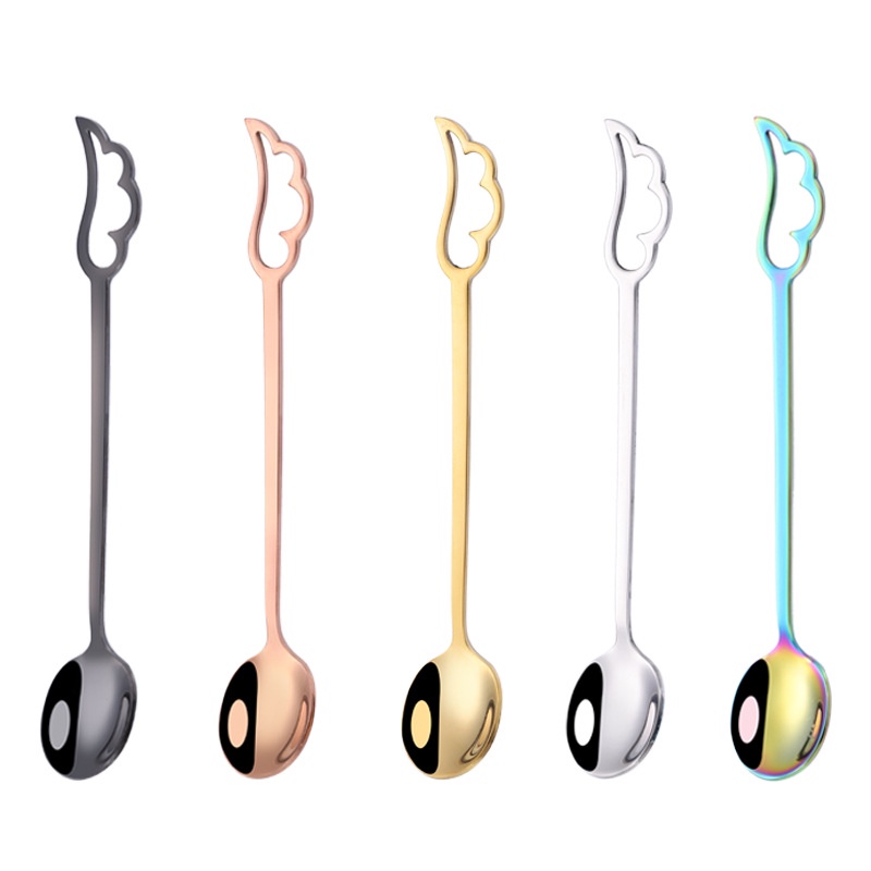 Muỗng Cà Phê Bằng Thép Không Gỉ 304 Thiết Kế Sáng Tạo