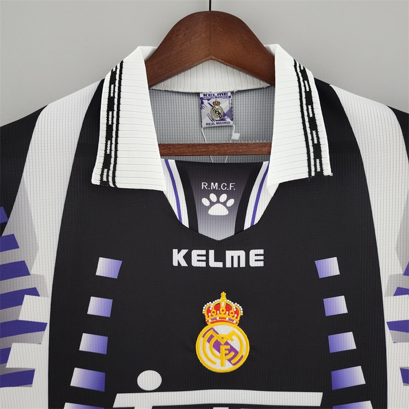 Áo Bóng Đá Số 97-98 Real Madrid Phong Cách Retro