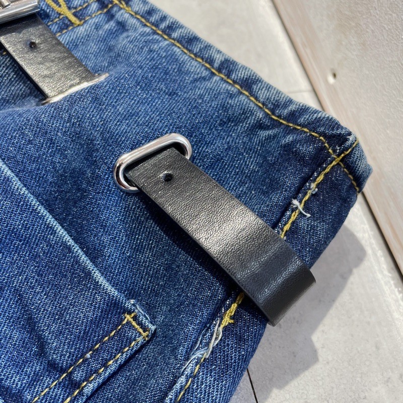 [Ảnh thật tự chụp] Quần jeans suông 7138