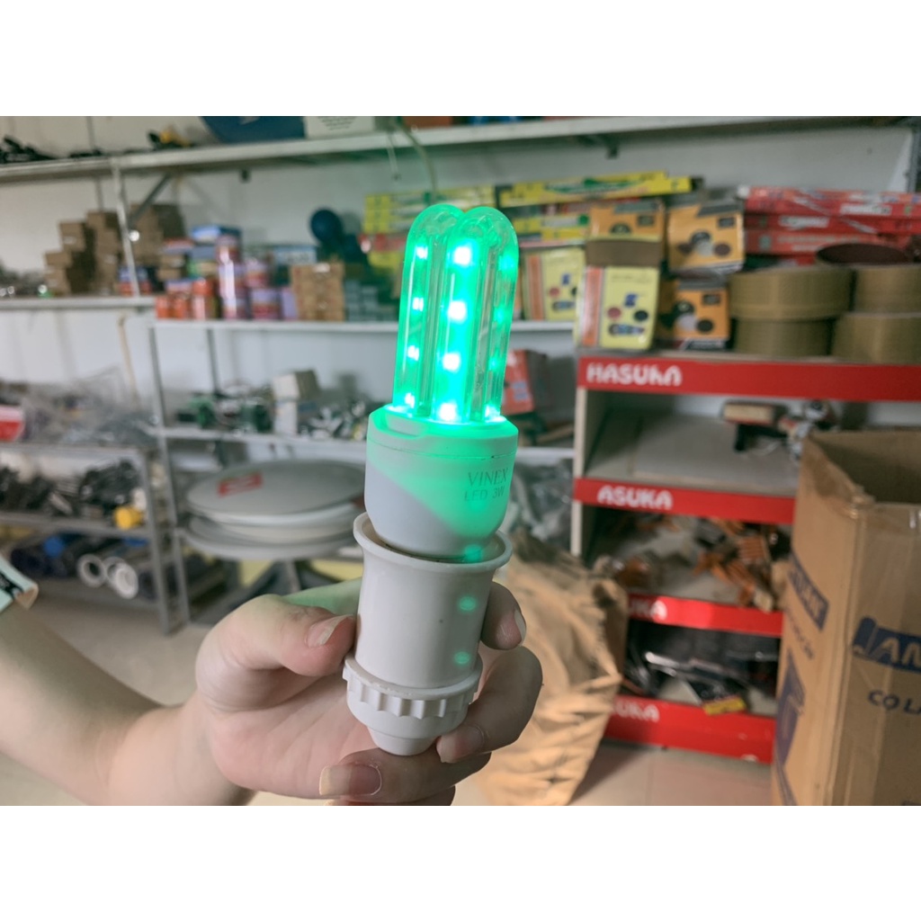 Đèn Led Chữ U 3W mỗi bóng mỗi màu siêu sáng,đẹp.