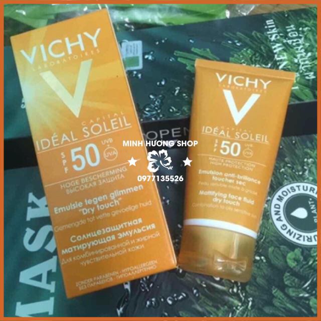 💥NEW🍁 KEM CHỐNG NẮNG VICHY 🌿 chỉ số SPF50 🍃 chống lão hoá , ko bết rít