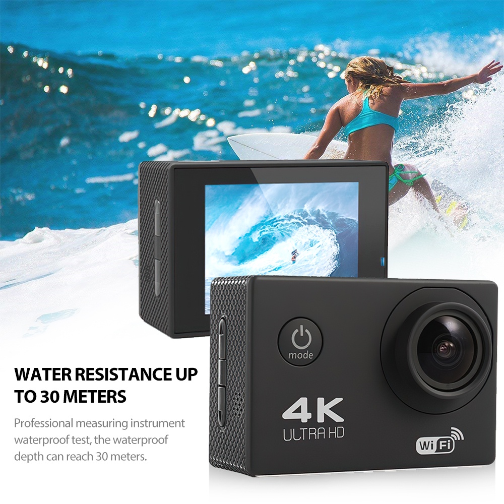 Camera Hành Trình Kết Nối Wifi, Camera Hành trình chống nước chống rung 4K Sports Ultra HD DV Độ Phân Giải 1080P Sắc Nét | BigBuy360 - bigbuy360.vn