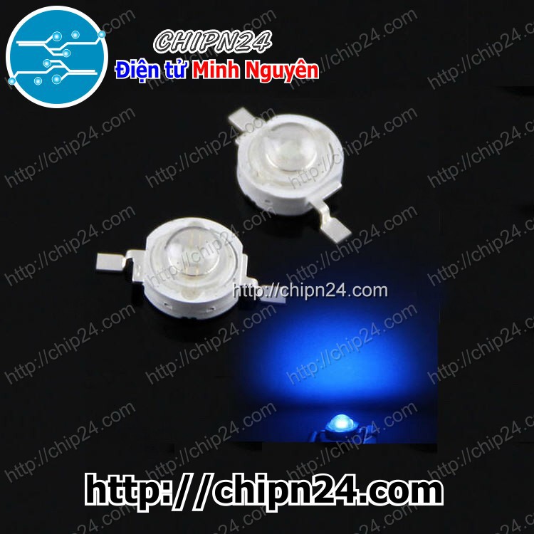 [3 CON] (KG1) Led 1W Xanh Dương Luxeon