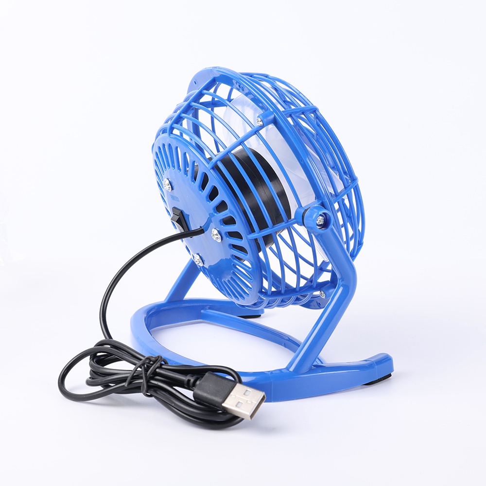 Quạt Mini 4 Inch Để Bàn Xoay 360 Độ Sạc USB Dùng Cho Văn Phòng/Nhà Ở