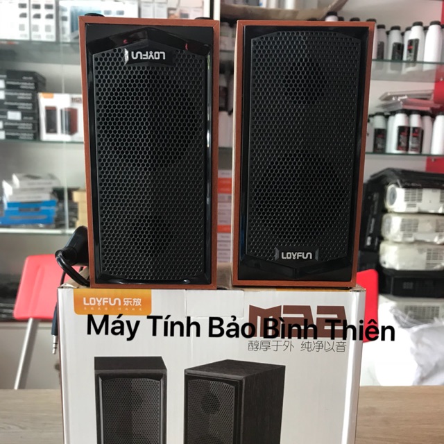 Loa vi tính vỏ gỗ LoyFun M122