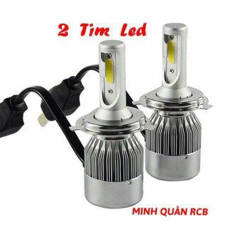 Đèn pha led C6 H4 gắn nhiều loại xe