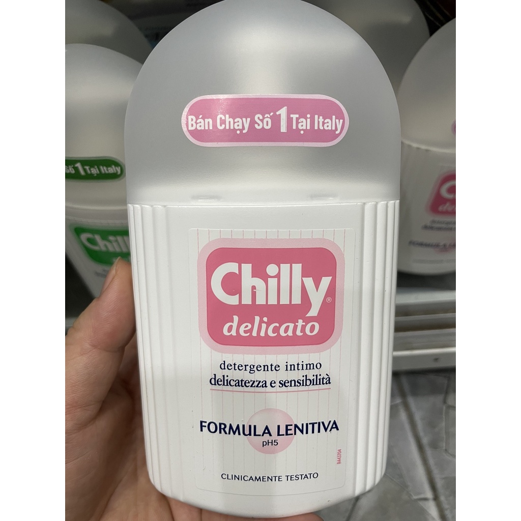 Chilly gel dung dịch vệ sinh phụ nữ nhập khẩu Ý