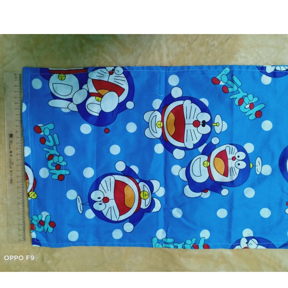 Gối bông cho bé Doremon hình đáng yêu cho bé trai bé gái cotton poly