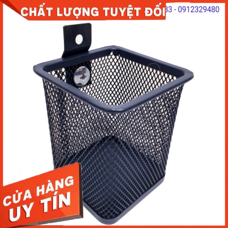 Rổ (Giỏ) Hông Xe Máy Vuông, Tròn Sơn Tĩnh Điện Chổng Rỉ Lắp Cho Mọi Loại Xe Tặng Pát, Ốc Gắn (Ảnh thật)