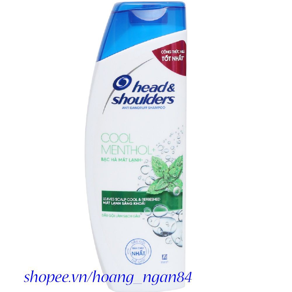 Dầu Gội Đầu 350ml Head & Shoulders Bạc Hà Mát Lạnh Chính Hãng.