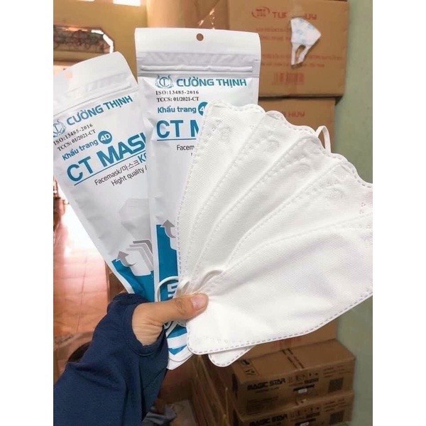 Khẩu Trang Y Tế KF94 Kháng Khuẩn Xuất Hàn, Set 50 Chiếc