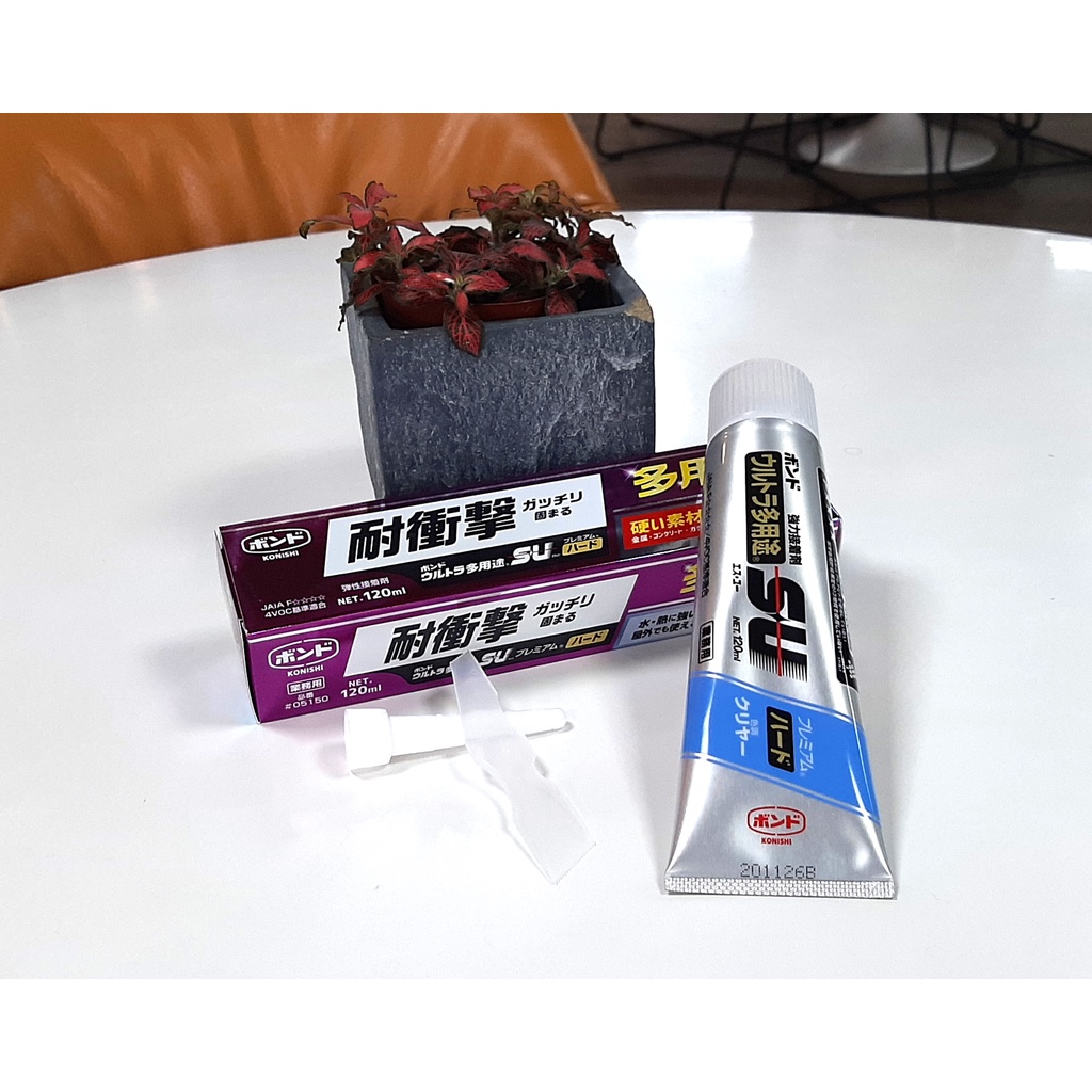 Keo dán Đa Năng Nhật Bản Dán thủy tinh, bê tông, gạch, đá, gỗ , nhựa cứng ULTRA SU HARD  120ml #05150