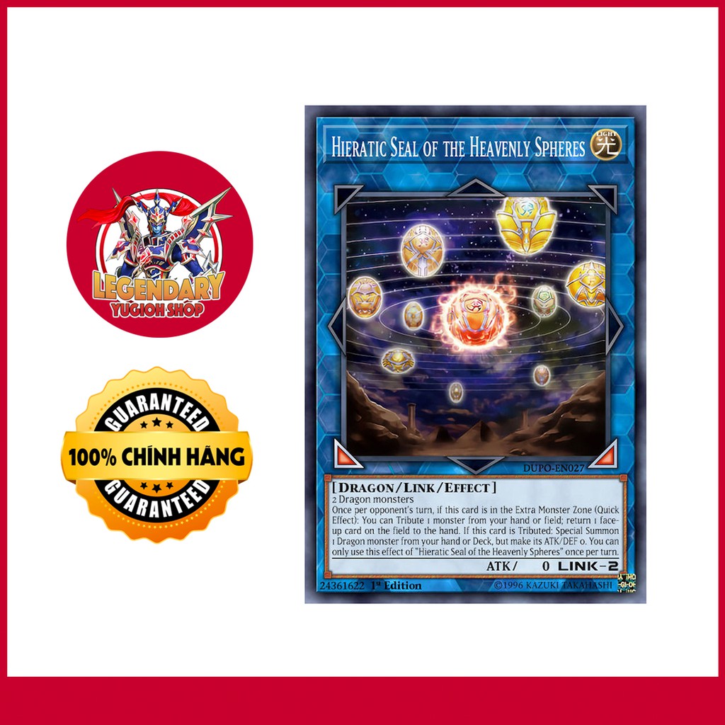 [EN-JP][Thẻ Bài Yugioh Chính Hãng] Hieratic Seal of the Heavenly Spheres