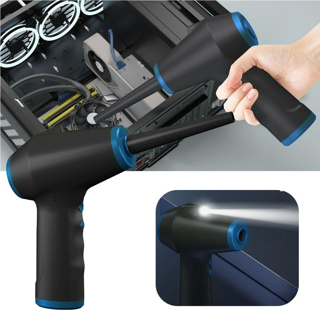 Máy Thổi Bụi Bàn Phím Máy Tính Cầm Tay Mini Không Dây Sạc USB Công Suất Cao
