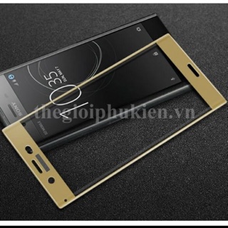 Miếng dán kính cường lực full màn 4D cho sony XA1 plus