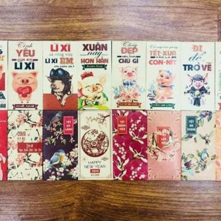 Lì xì tết 2019. combo 50 bao