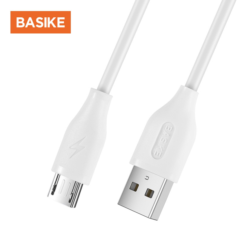 Dây Cáp Sạc BASIKE BSK-CT18 Micro Type-C Lightning Dài 1M 2.4A