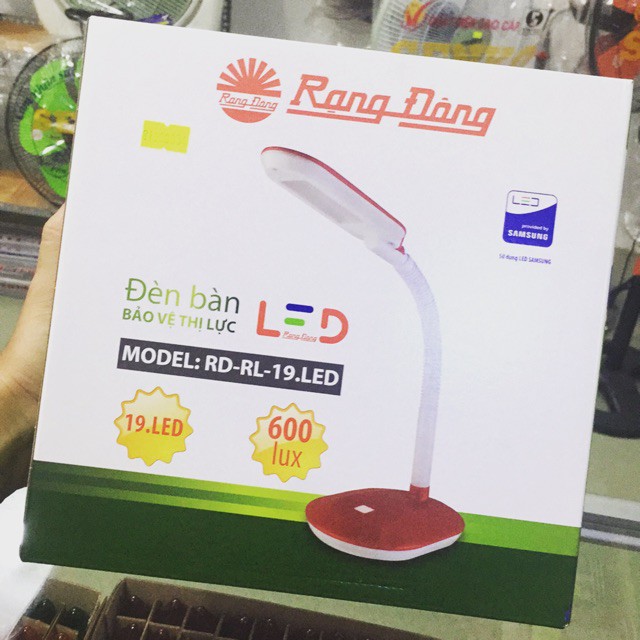 [Chính Hãng] Đèn Để Bàn Học Chống Cận Cao Cấp Rạng Đông 19 LED