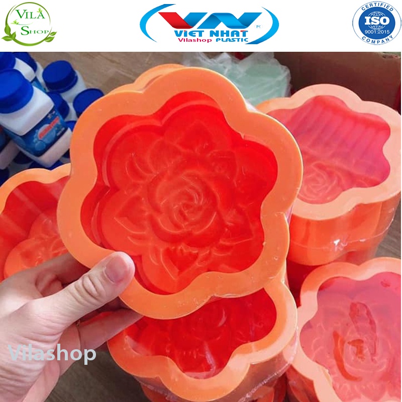 [ 3 Phân Loại ] Khuôn Xôi, Bộ Khuôn Làm Xôi, Làm Bánh Hình Hoa - Hình Chữ Việt Nhật, Hạt Nhựa PP Chịu Nhiệt, Không Mùi