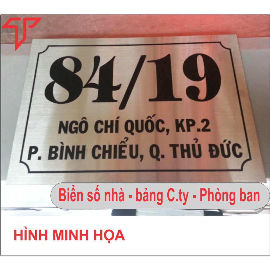 [Giao hỏa tốc] - Biển số nhà - bảng số nhà - phòng ban, phòng chức năng - biển công ty in UV trực tiếp sắc nét