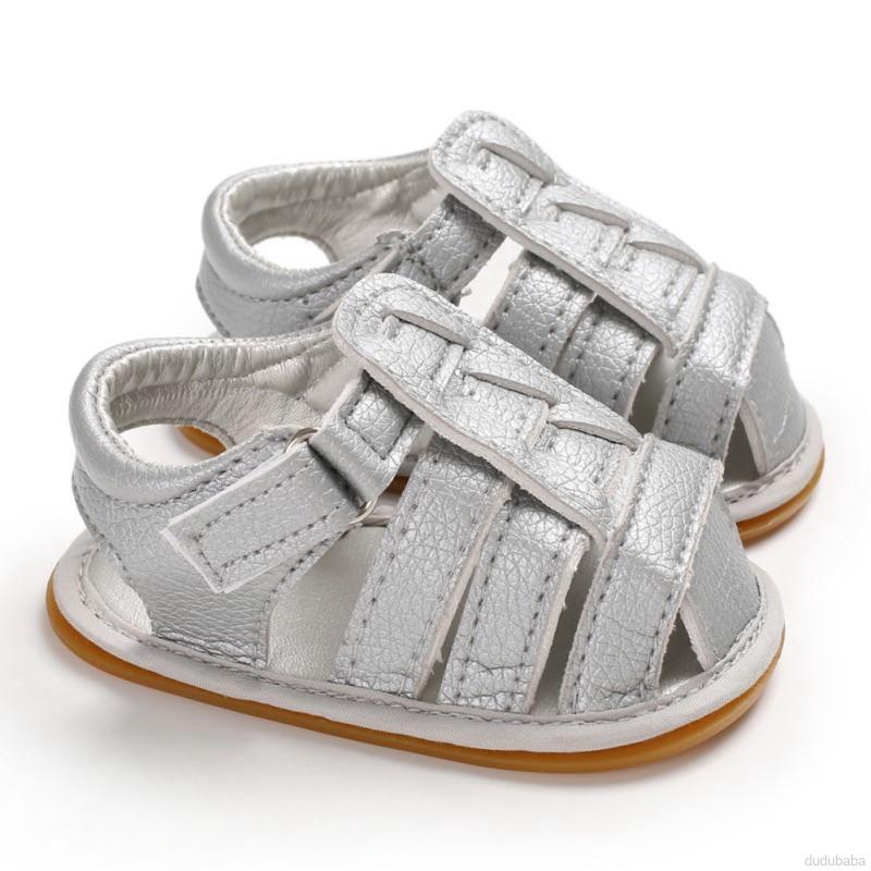 Giày Sandal Da Pu Thoáng Khí Cho Bé 0-18 Tháng Tuổi