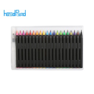 Bộ 20 bút dạ màu nước lông mềm dùng để vẽ truyện tranh