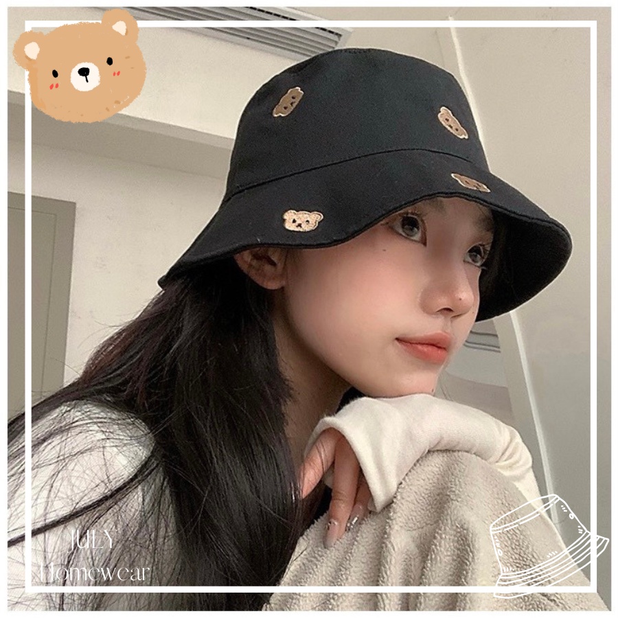 Mũ bucket thời trang phong cách Hàn Quốc , nón vành thời trang du lịch đi chơi JULYHOMEWEAR