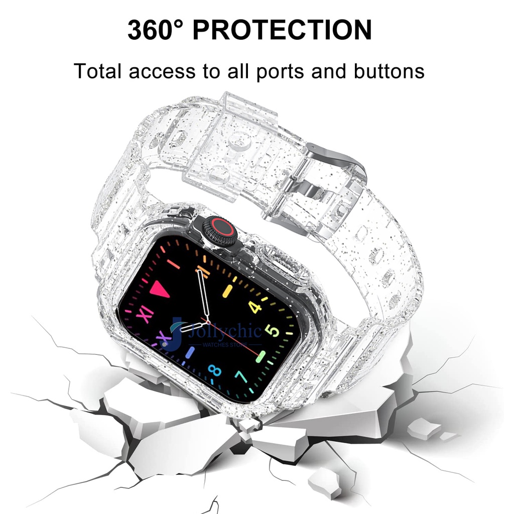 Ốp Bảo Vệ Đồng Hồ Thông Minh Apple Watch series 7 6 SE 5 4 40mm 44mm 41MM 45MM