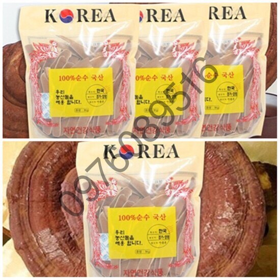 Nấm Linh Chi Đỏ Thái Lát Hàn Quốc Túi 0,5kg