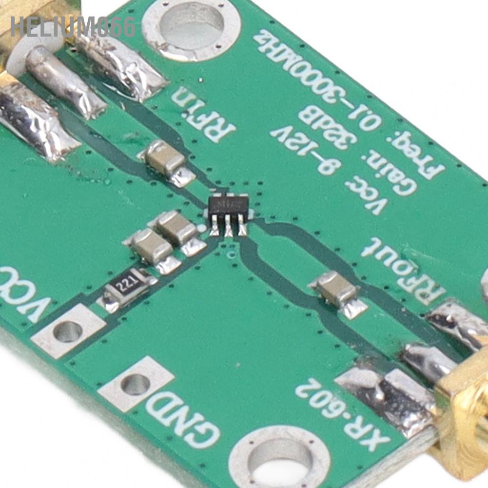Mô-đun khuếch đại RF băng thông rộng 0.1‑3000MHz 32dB độ lợi cao cho lò vi sóng công suất thấp Radio 9‑12V