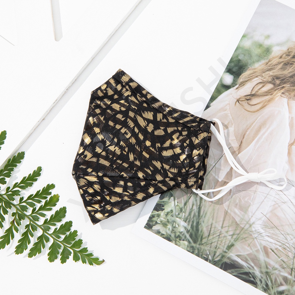 Khẩu Trang Cotton Ba Lớp Chống Bụi Có Thể Tái Sử Dụng Cho Người Lớn