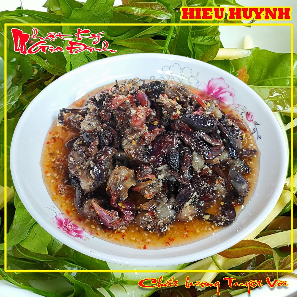 650gr Ba Khía Sữa Thịt Mềm Đặc Sản Châu Đốc Trộn Sẵn Tỏi Ớt Vừa Ăn Không Cần Chế Biến