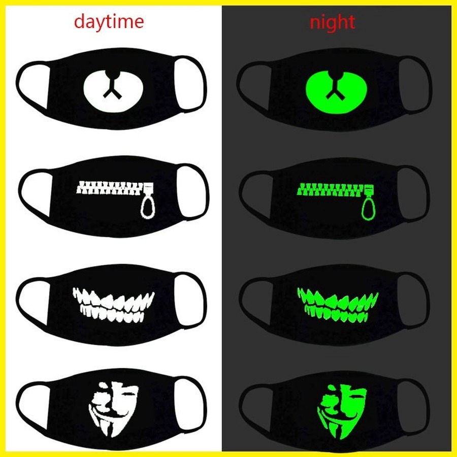 Khẩu trang cotton màu đen thoáng khí có thể tái sử dụng