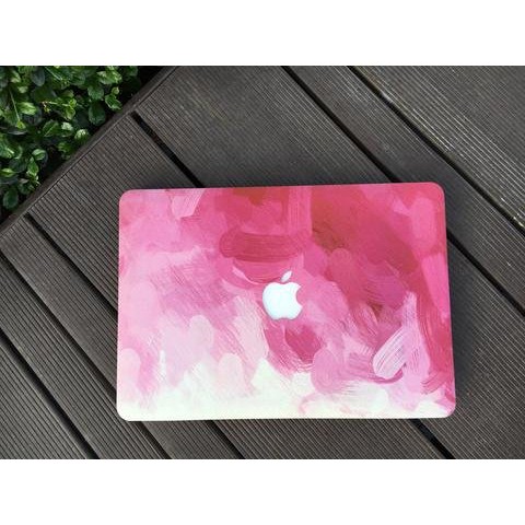  Ốp Macbook Hình Sơn Mài Hồng (Tặng Miếng Phủ Bàn Phím Và Set Nút Chống Bụi Theo Đời Máy) | WebRaoVat - webraovat.net.vn