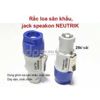 Rắc loa sân khấu, jack speakon NEUTRIK