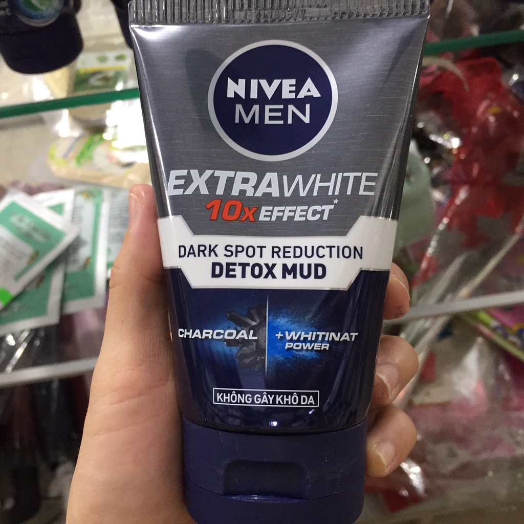 Sữa rửa mặt Nivea Men EXTRAWHITE 10X 100g 81775