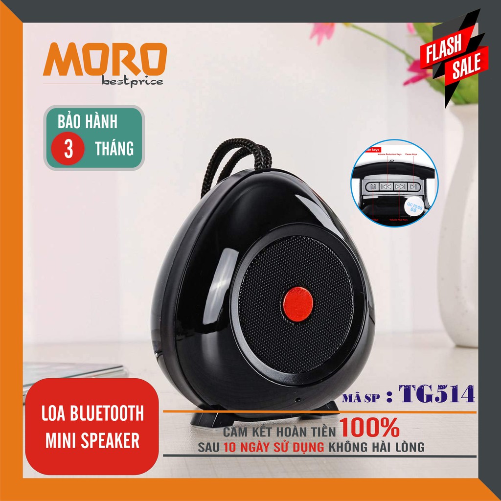 Loa bluetooth mini speaker TG514 - Âm thanh nổi EDM music – Hàng nhập khẩu