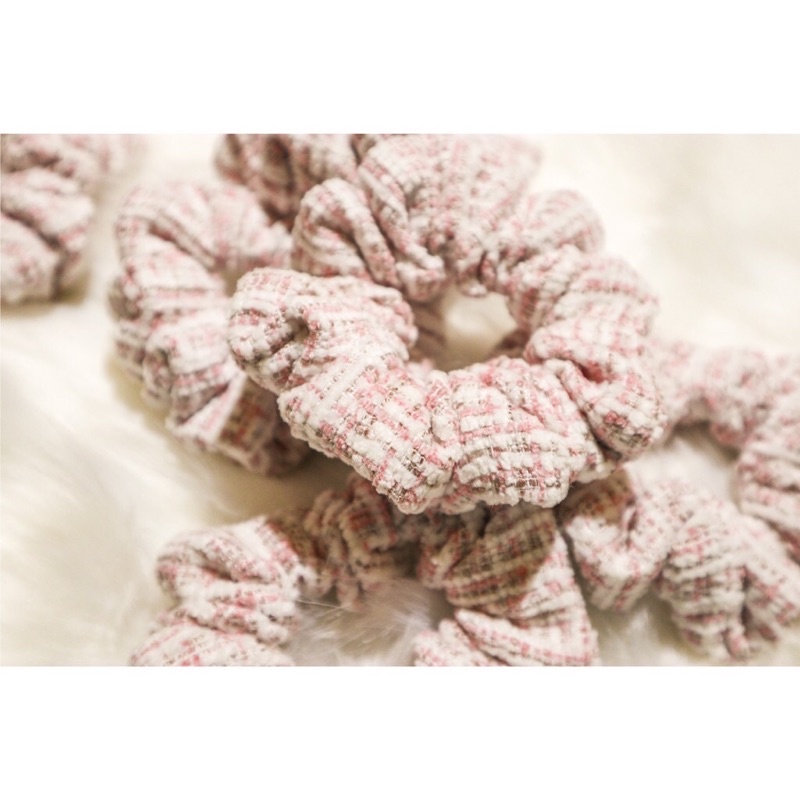 Đồ cột tóc  tiểu thư vải tweed local brand/hàng thiết kế Việt Nam Dokesi