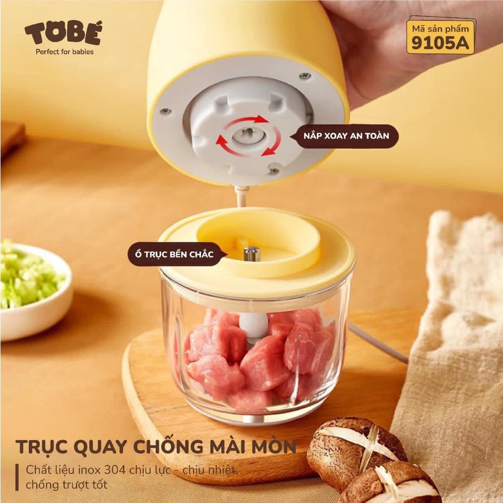 Máy Xay đa năng Tobé cối Thuỷ Tinh Phiên bản quốc tế