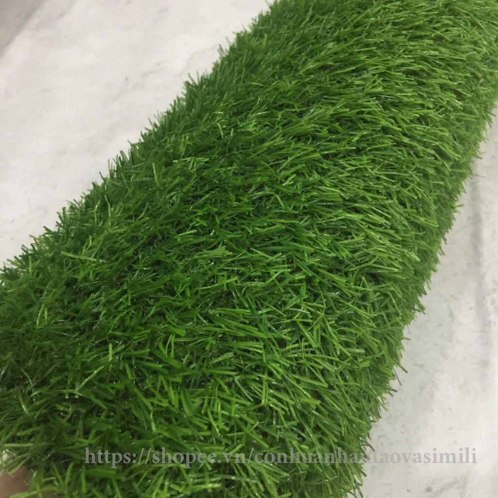 Tham co nhan tao - tam co nhua cao cap trai san KT : 2m x 0.5m