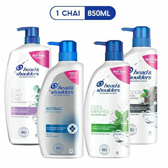 Dầu Gội Đầu Head &amp; Shoulder 850ml Bạc Hà ( Date 2025)
